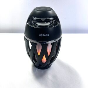 Dikaou Flame‎ Atmosphere Bluetooth Speaker, LED Color Changing Light 6.75" Tall